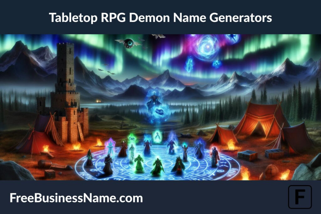 The cinematic image inspired by Tabletop RPG Demon Name Generators has been created, immersing you into the heart of an adventure filled with magic, mystery, and the unknown.